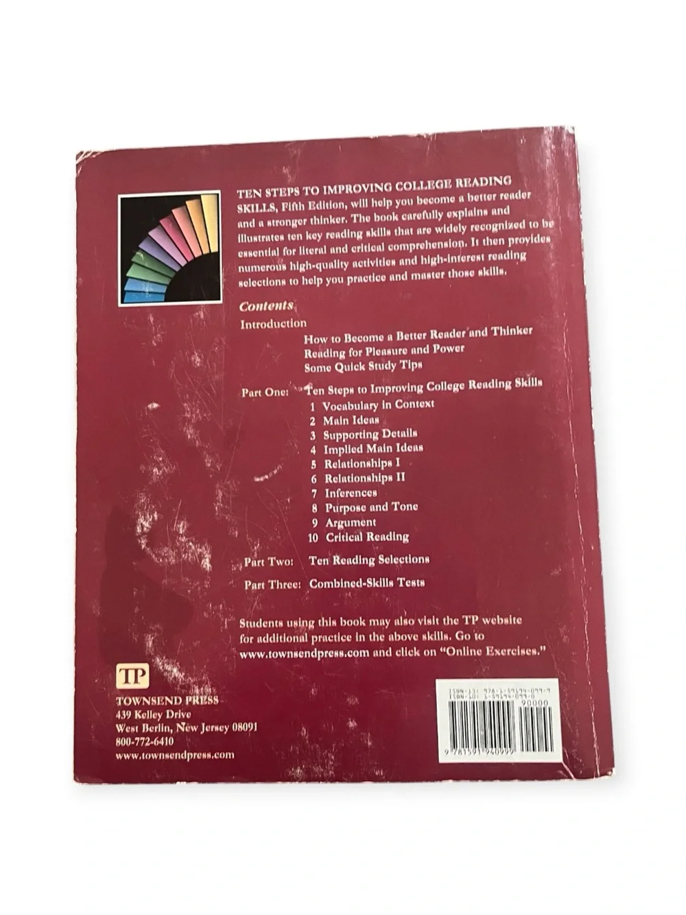 Ten Steps to Improving College Reading Skills - Red